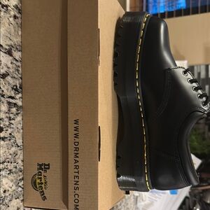 Dr. Martens Men's Black Leather Shoes